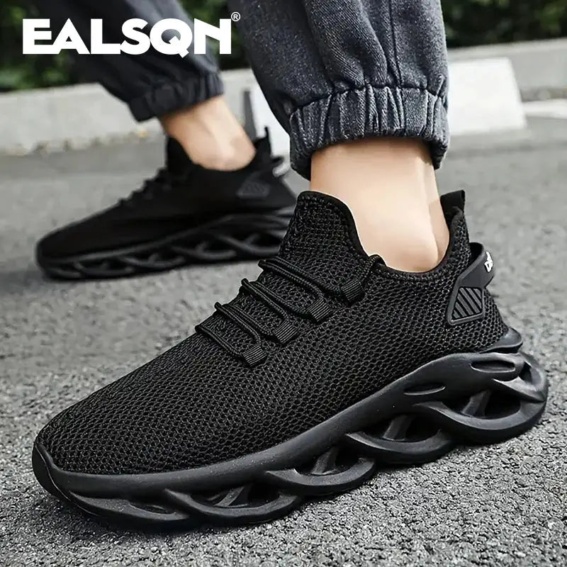 Unisex Running Shoes Breathable Mesh Upper Lightweight EVA Outsole Casual Sneakers For Men Women Outdoor Activities