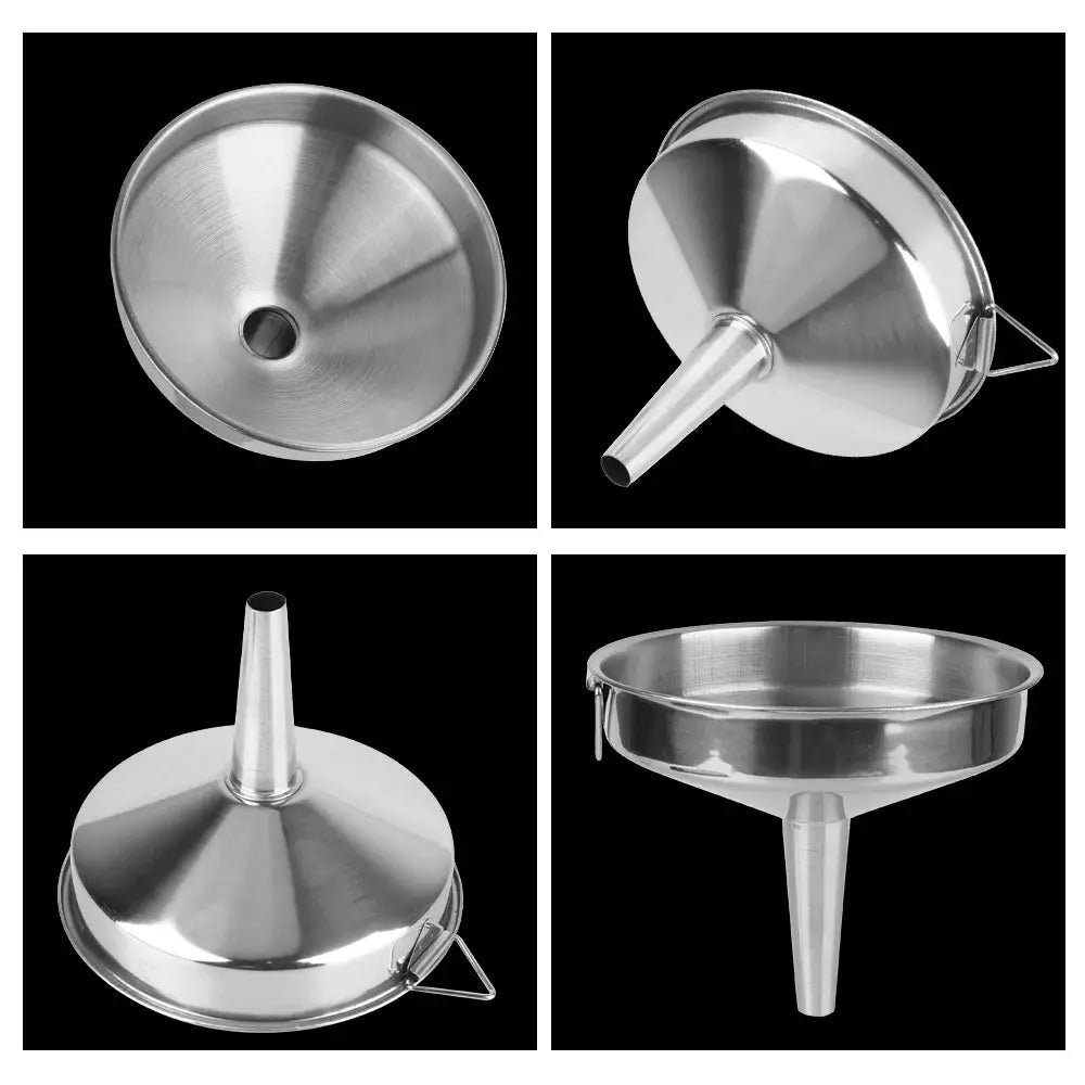 NICEYARD Eco Friendly Metal Funnel For Canning And Kitchen Tools Wide Mouth Bar Wine And Oil Flask