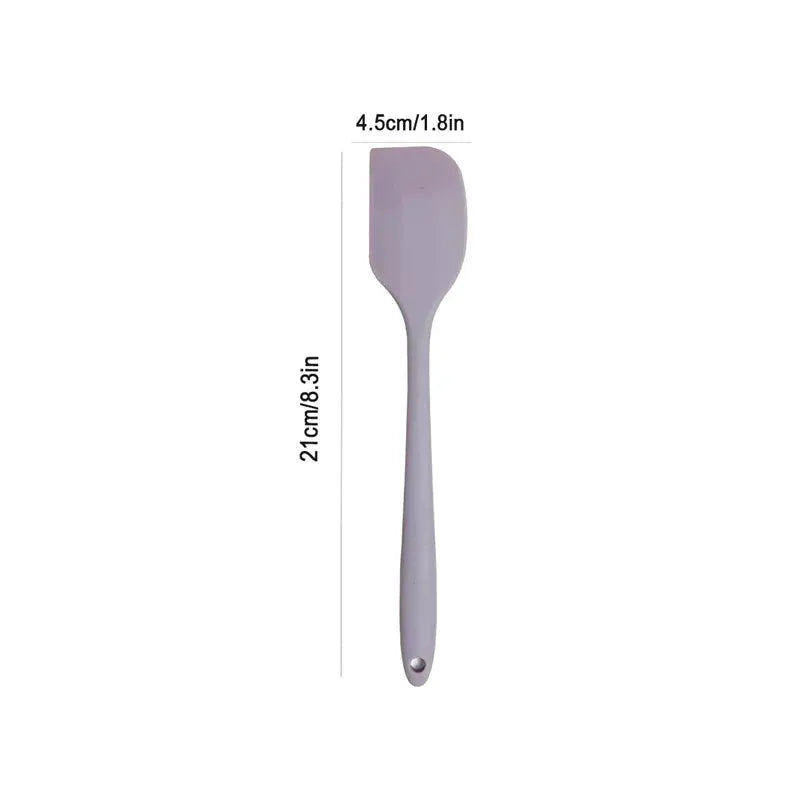 Silicone Cream Spatula Non Stick Heat Resistant Kitchen Baking Tool For Cakes And Desserts Flexible Cooking Utensil