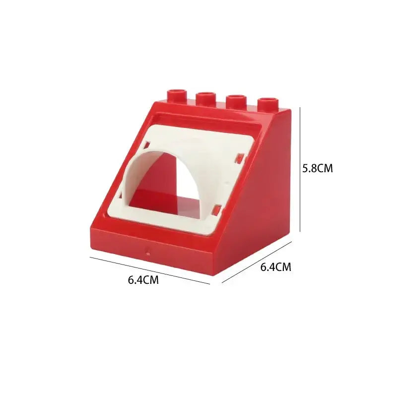 Big Building Blocks Houses Kit With Doors Windows Walls And Roof Compatible With Large Bricks Boys And Girls Toy Gifts