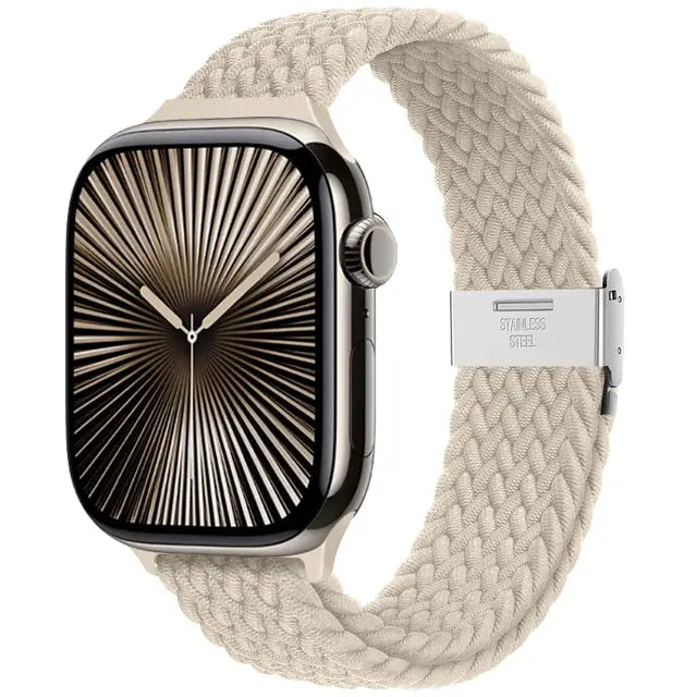 Strap For Apple watch band 46mm 45mm 44mm 49mm 40mm 41mm 42mm Braided loop correa bracelet iWatch series 10 8 9 7 5 2030