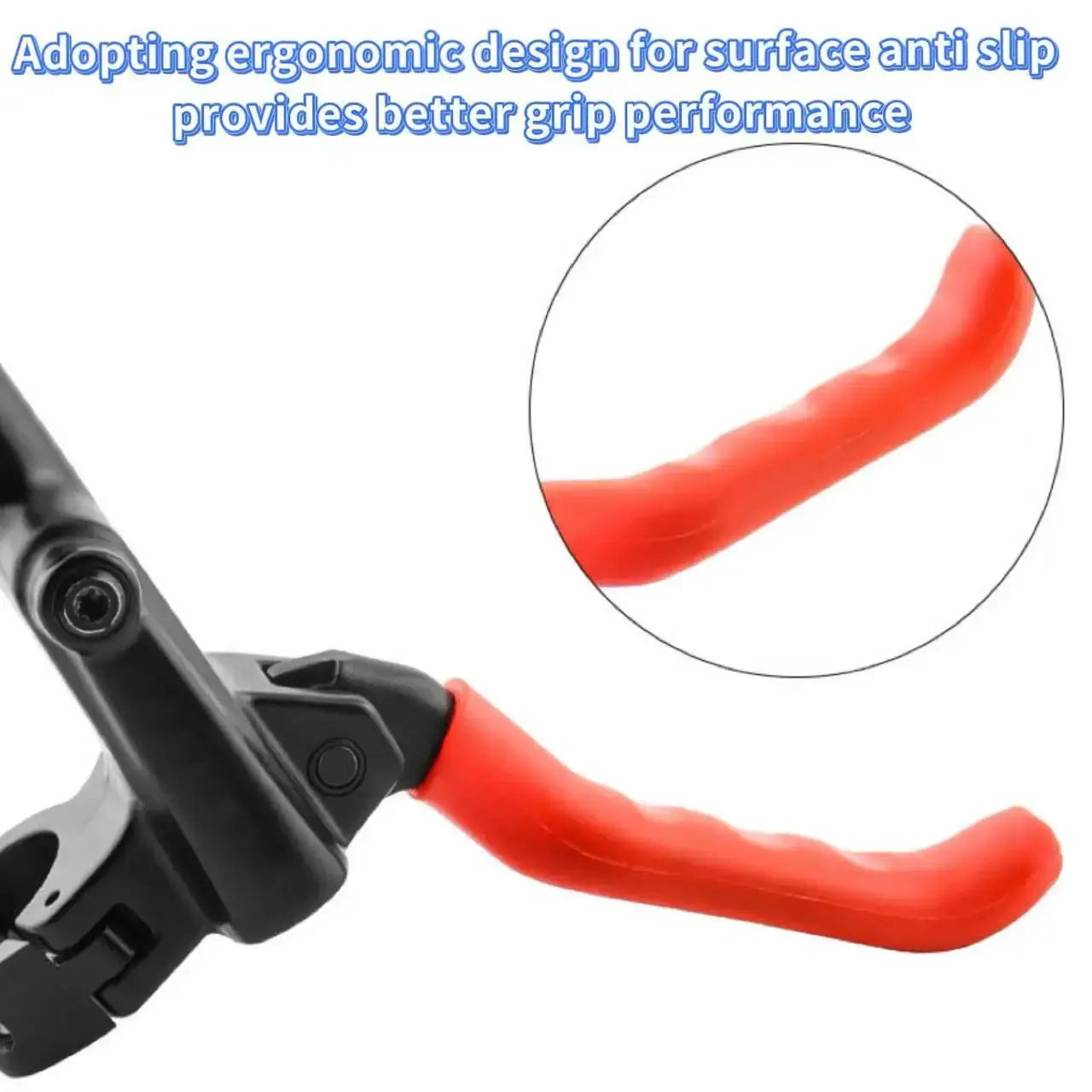 Silicone Bicycle Brake Lever Protection Covers for Mountain Road Fixed Gear and Folding Bikes Guard Sleeve