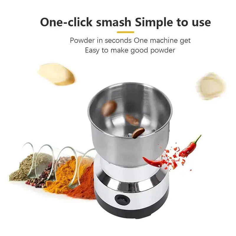 Multifunctional 4 Blade Electric Grinder For Coffee Beans Nuts Spices Grains 150W Kitchen Blender