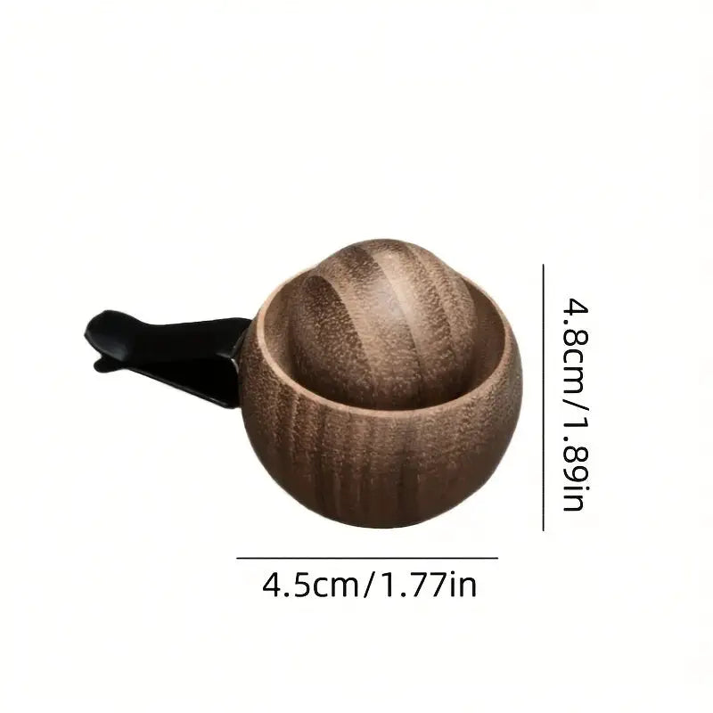 Wooden Mini Essential Oil Diffuser for Car and Home Cute Natural Fragrance Diffuser for Bedroom Living Room Bathroom