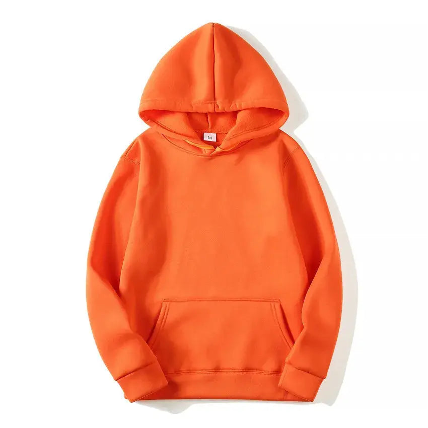 NovaWear Unisex Solid Color Hoodie Sweatshirt All Season Comfort Regular Fit Polyester Knit