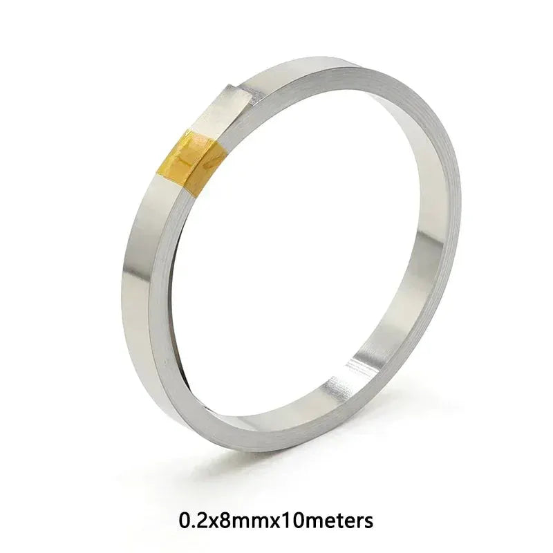 10m Roll Nickel Plated Steel Strip Connector For 18650 Li Ion Battery Spot Weld Belt 0.1mm 0.12mm 0.15mm 0.2mm