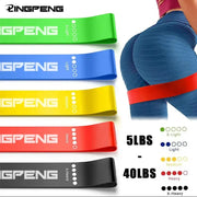 Eco Friendly Natural Latex Elastic Loop Resistance Bands For Yoga, Leg Squats, Dance And General Fitness