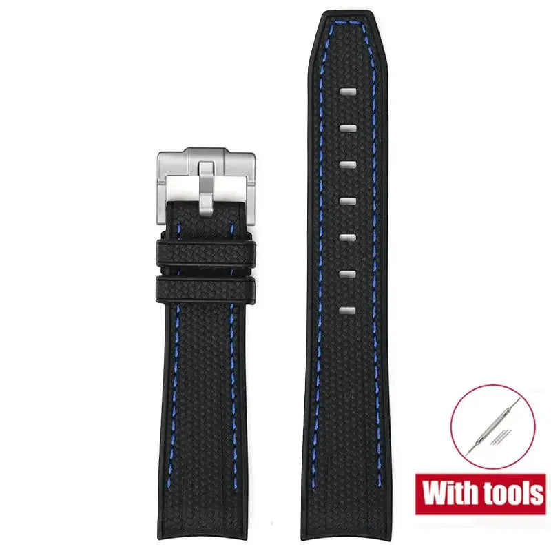 Joint MoonSwatch 20mm Diving Strap for Omega X Swatch Men Women Arc Curved End TPU Rubber Bracelet for Rolex Watch Band 2028