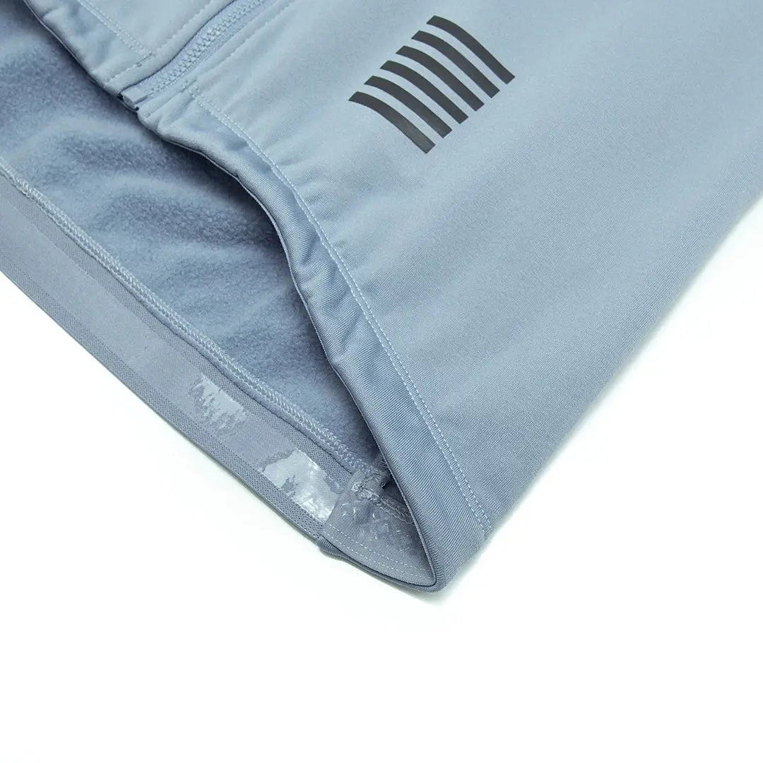 Men's cycling jacket with fleece-lined interior in light blue