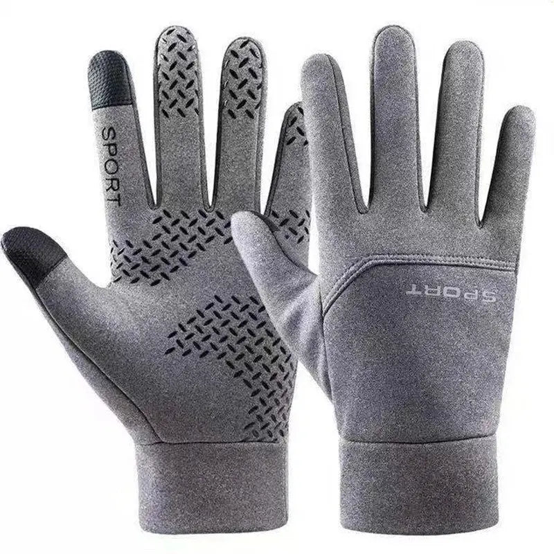 Winter Warm Cycling Gloves Waterproof Full Finger Touchscreen For Outdoor Riding And Skiing