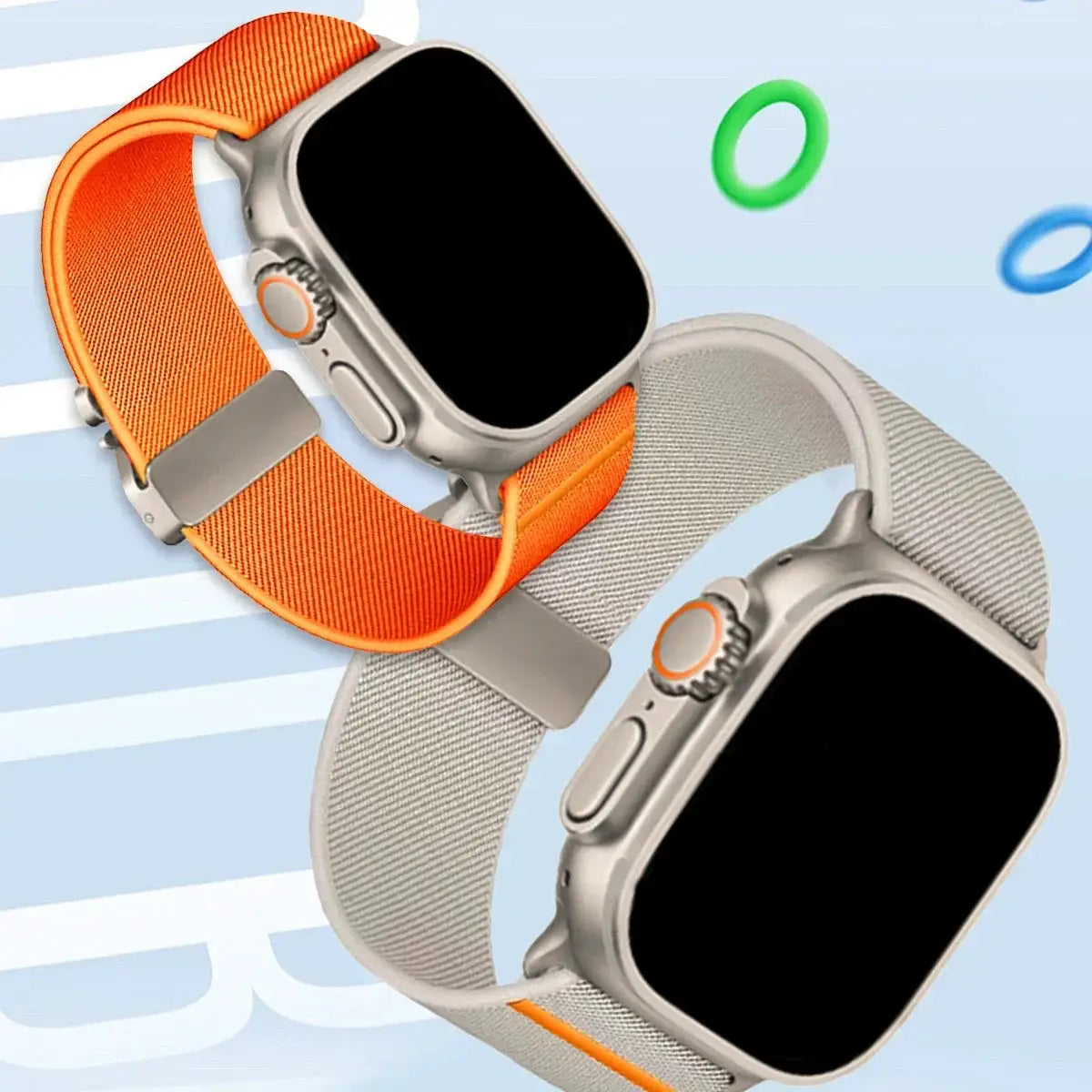 Parachute Nylon Strap for Apple Watch Band 46mm Ultra 3 2 49mm 44mm 42mm 40mm 45mm 41mm Bracelet IWatch Series 11 10 9 8 7 6 SE