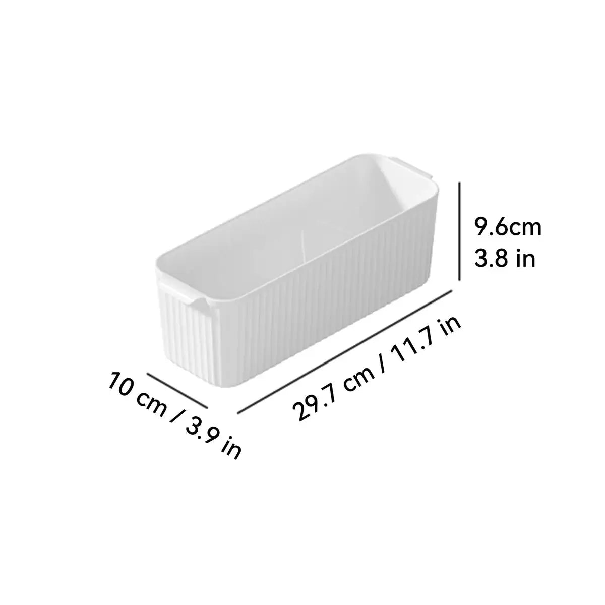 Worthbuy Multifunctional Plastic Storage Box With Handle Desktop Organizer For Kitchen Bathroom Food Cabinet