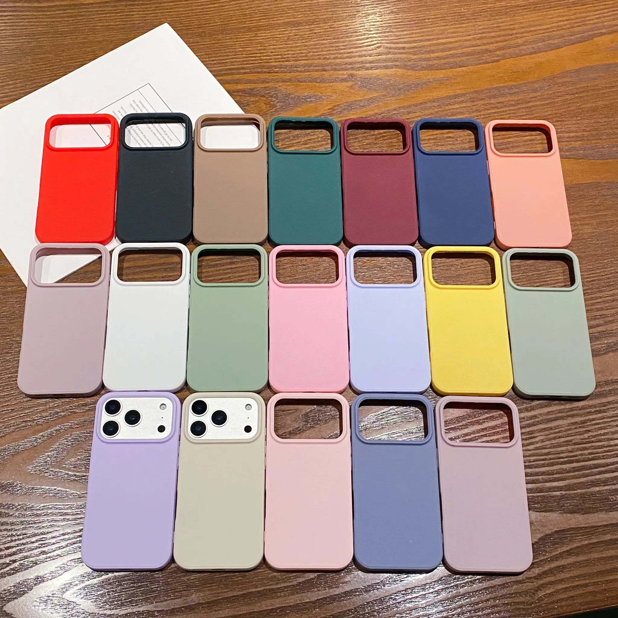 SweetGuard Candy Colors Case For iPhone 13 Through 17 Pro Max Soft Shockproof Anti Fall Protection
