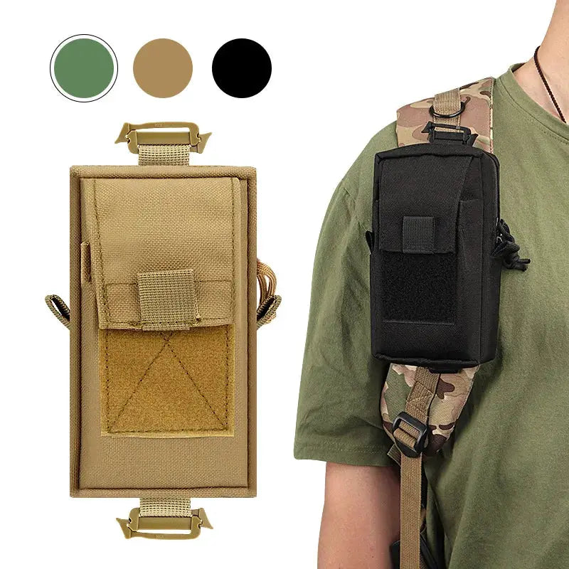 Molle Tactical Waist Bag Outdoor Emergency EDC Pouch Phone Pack For Climbing Running Hunting Hiking