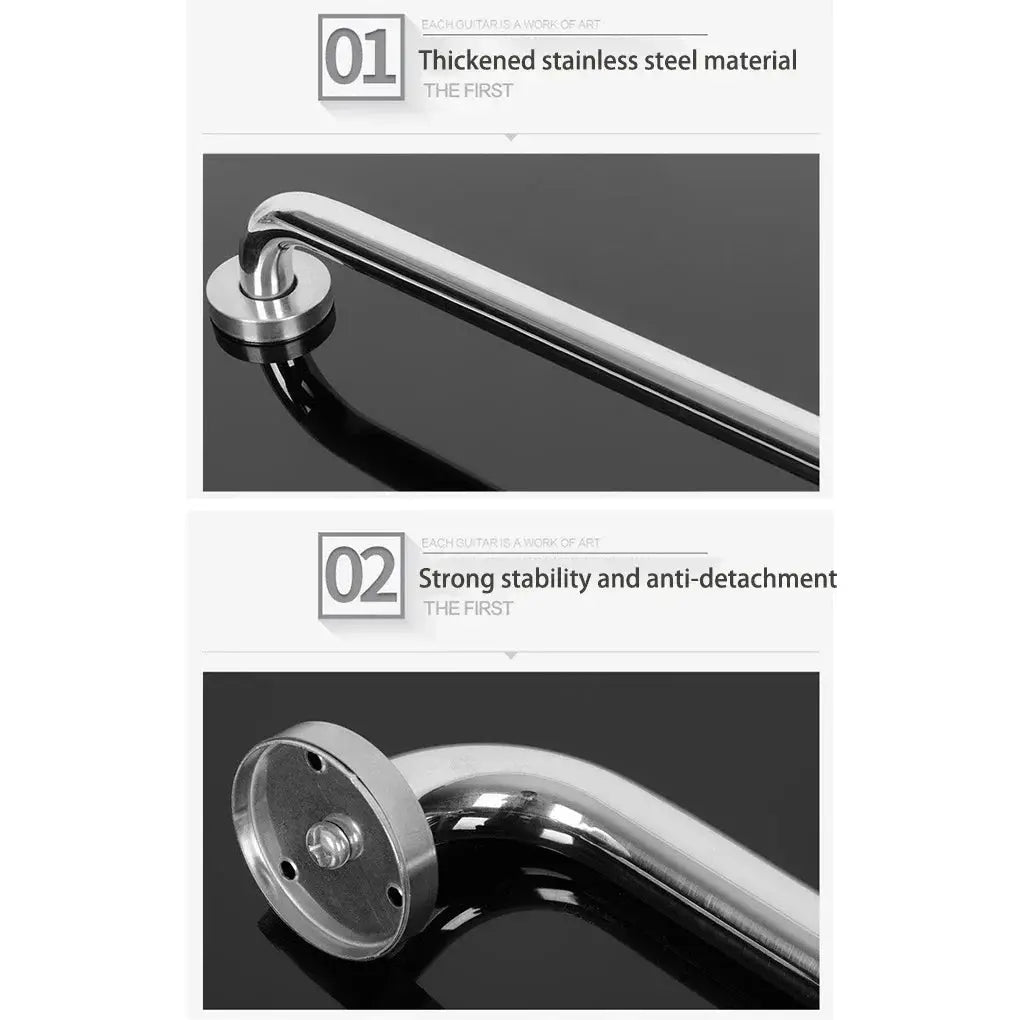 Simples Market stainless steel bathroom grab bar, 30/40/50 cm, wall-mounted safety handle