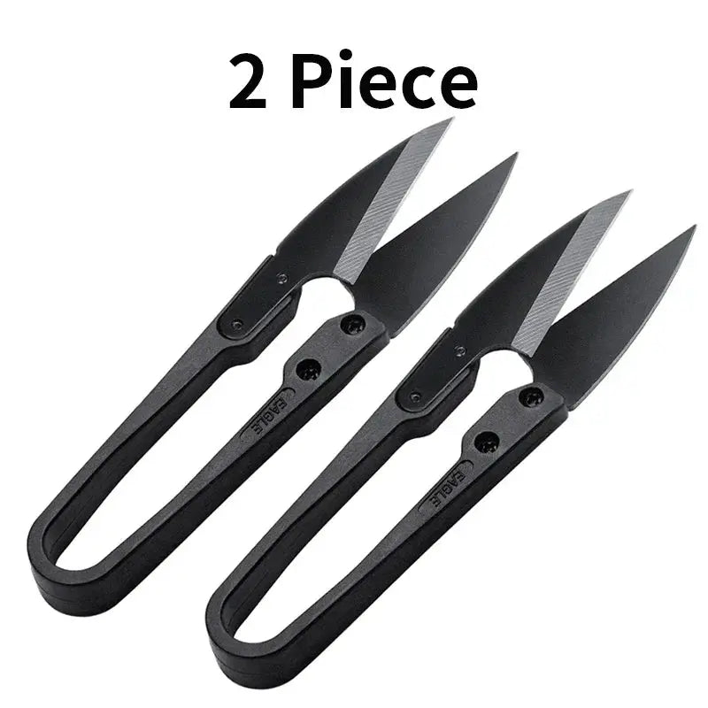 WUTA Antirust Thread Scissors Cutter For Sewing And Tailoring U Shape Nippers With Rustproof Metal Blade
