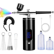 Cordless Handheld Airbrush Kit With High Pressure Nano Infusion For Nail Art Makeup Cake Decorating And Model Painting