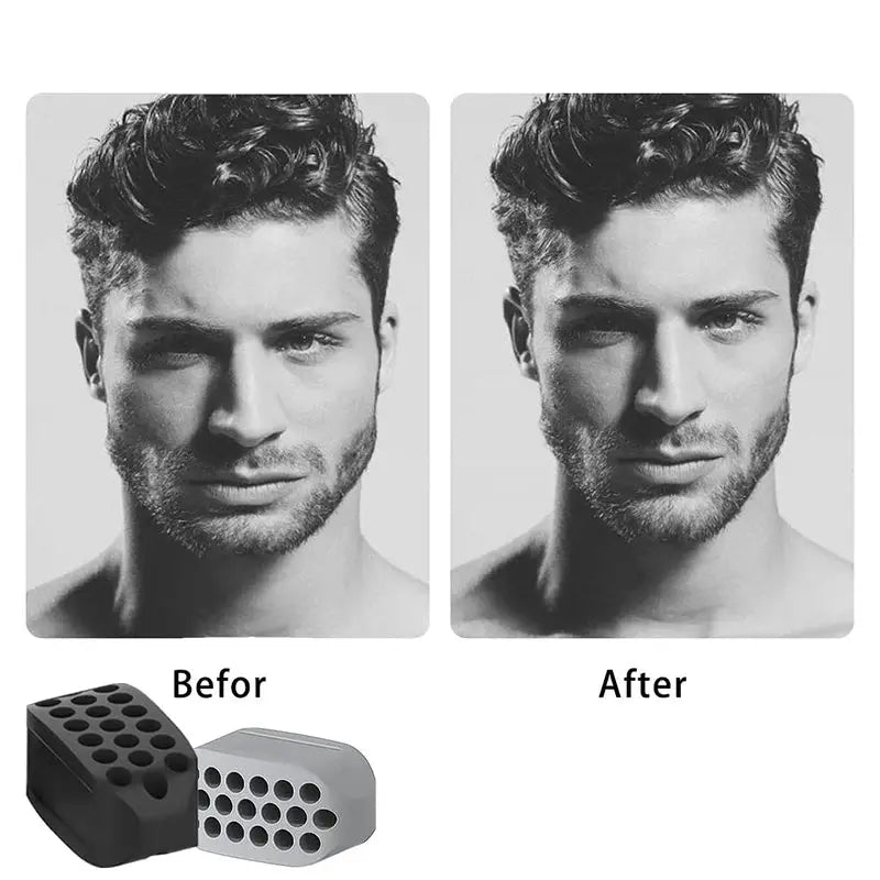 Silicone Jaw Exerciser Facial Toner For Jawline Fitness And Neck Toning Tool Double Chin Reducer