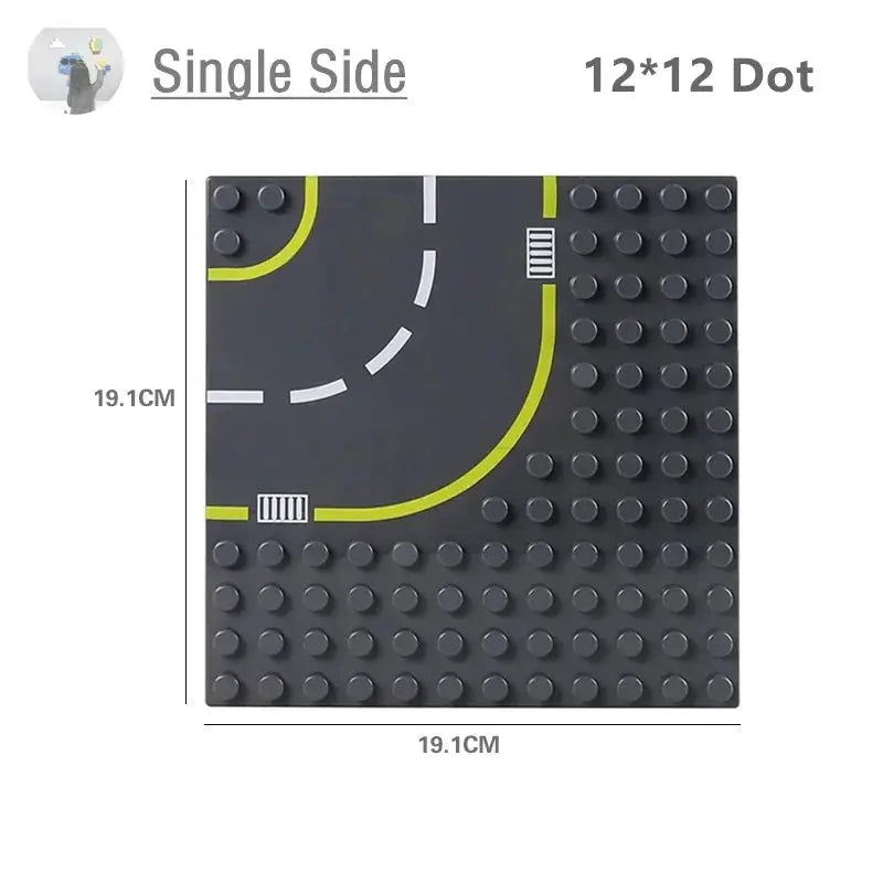 9 Sizes Big Building Plastic Blocks Base Plates Compatible With Large Bricks And Assembly Figures For Kids Toys