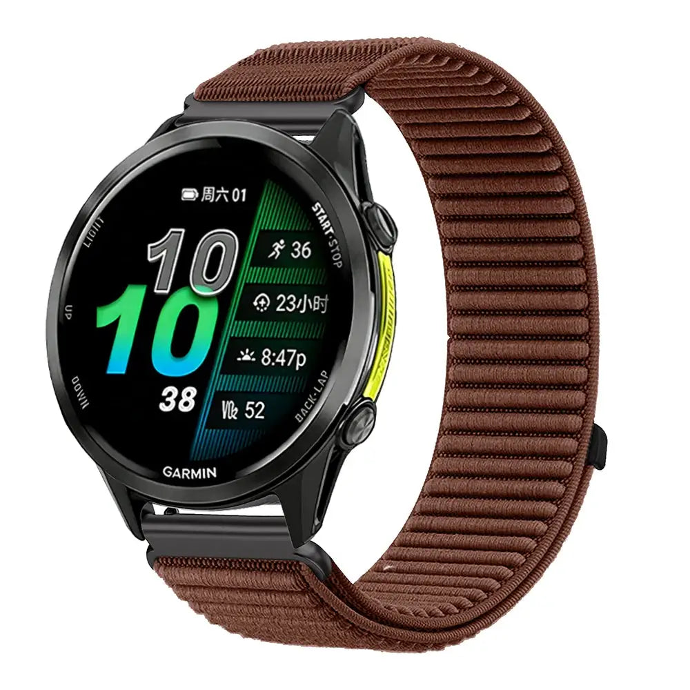 18mm 20mm 22mm Nylon Strap for Garmin Forerunner 970 965 955 570 165 265S/Active 6/5 Breathable Bracelet for Garmin Venu 4/3/3S