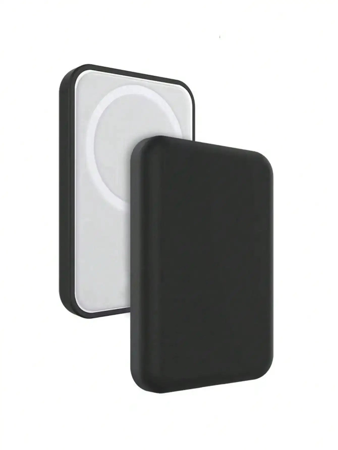 Simples Market black TPU two-piece charging case for Apple MagSafe Wireless Power Bank with outer shell