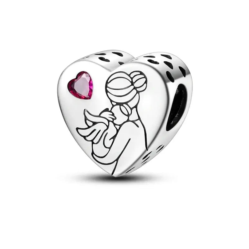 Original 925 Silver Charms Beads For Pendant Charm Bracelet Dangle For Women DIY Fine Jewelry Making Hot Sale