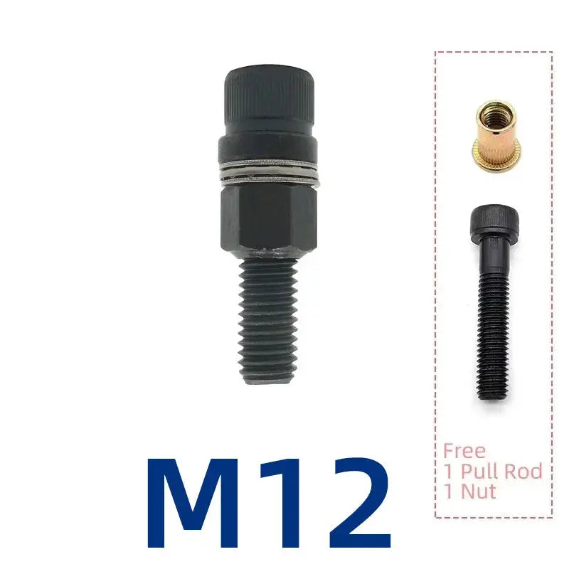 Rivet Nut Gun Drill Adapter Tool Cordless Riveting Kit For M3 M4 M5 M6 M8 M10 M12 Nuts And License Plates