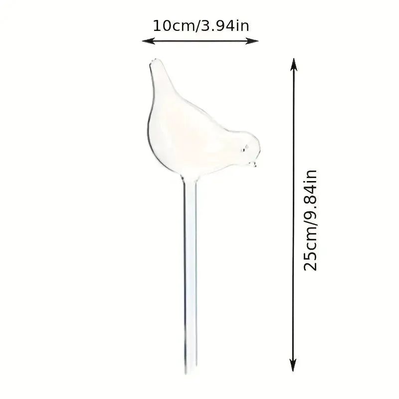 Imitation Glass Plastic Bird Automatic Water Dispenser With Travel Drip Hydration For Birds