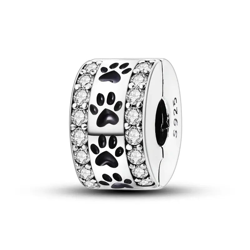 925 Silver Charms Beads for Pandora Style Bracelets Women Animal Charms in Blue Red Green Pink Yellow Gift