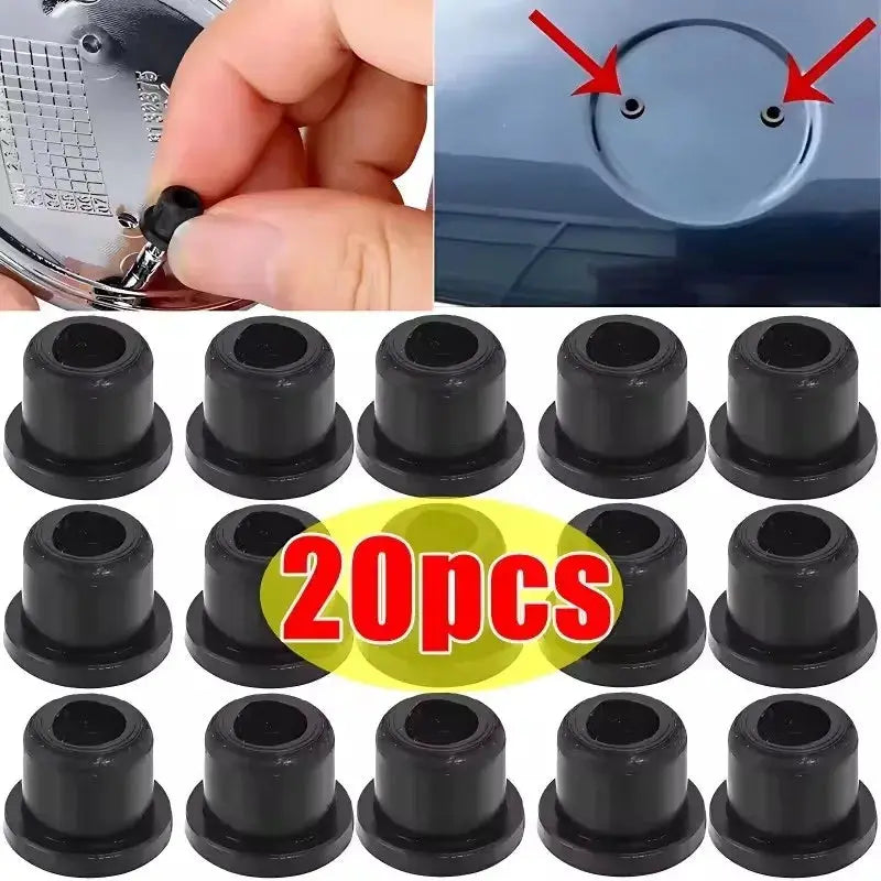BMW trunk emblem grommet clips, 20pcs, black plastic, Simples Market