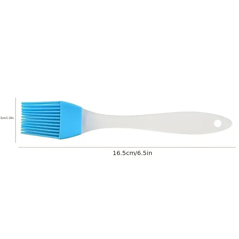 Removable Head Silicone Pastry Brush Heat Resistant Food Grade Kitchen Utensil Glazes Marinades Sauces Baking Barbecue