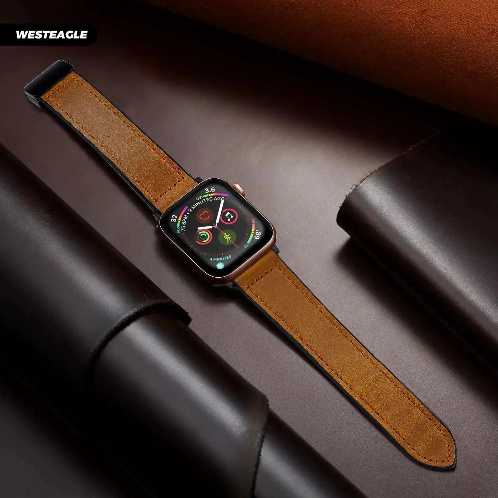 Genuine Leather Strap for Apple watch band 11 46mm 42mm 44mm 40mm 45mm 41mm bracelet iWatch series 10 9 8 7 SE3 ultra 3 2 49mm