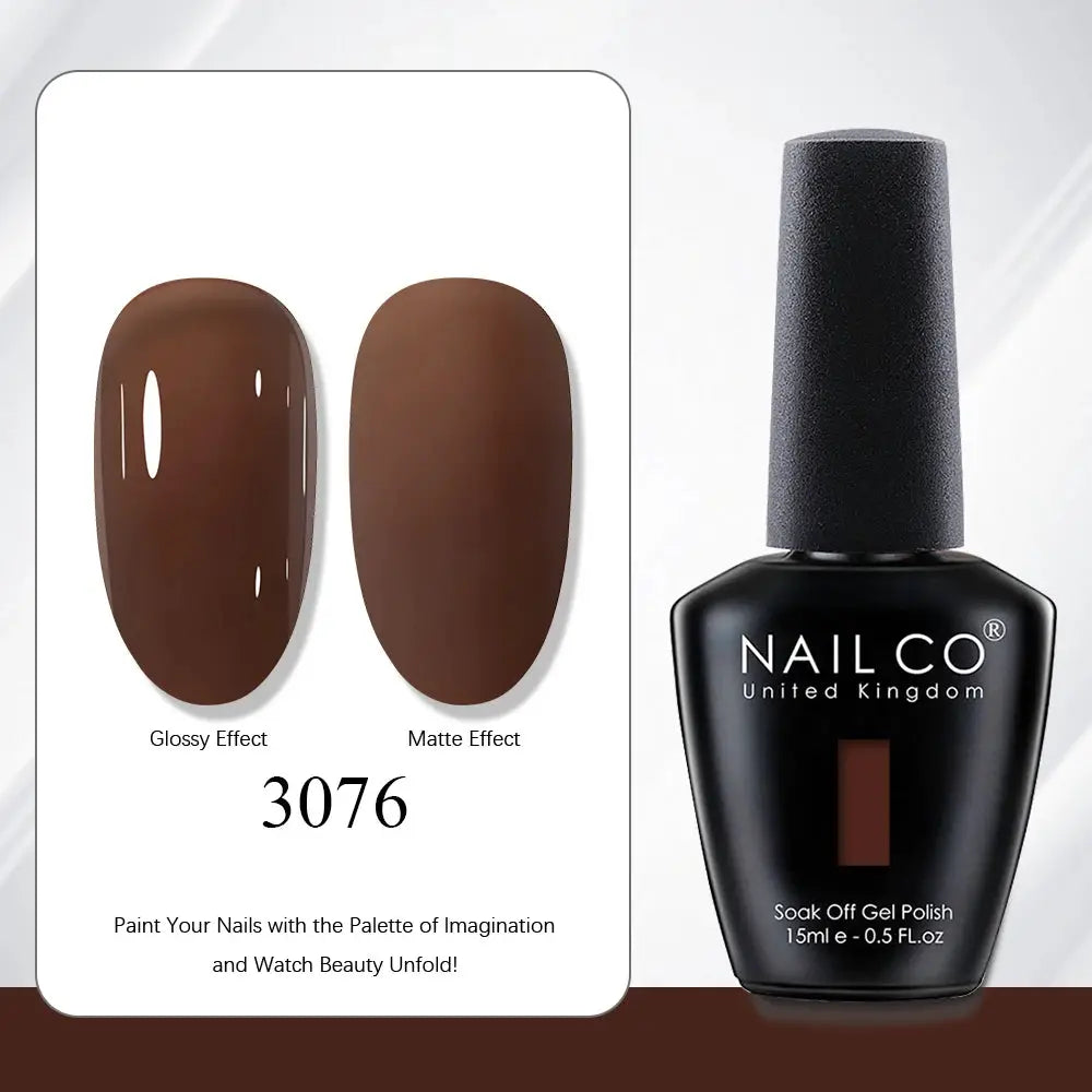 Nailco 131 Colors Gel Nail Polish LED Gel 15ml Vibrant Long Lasting Hybrid Varnish For Manicure