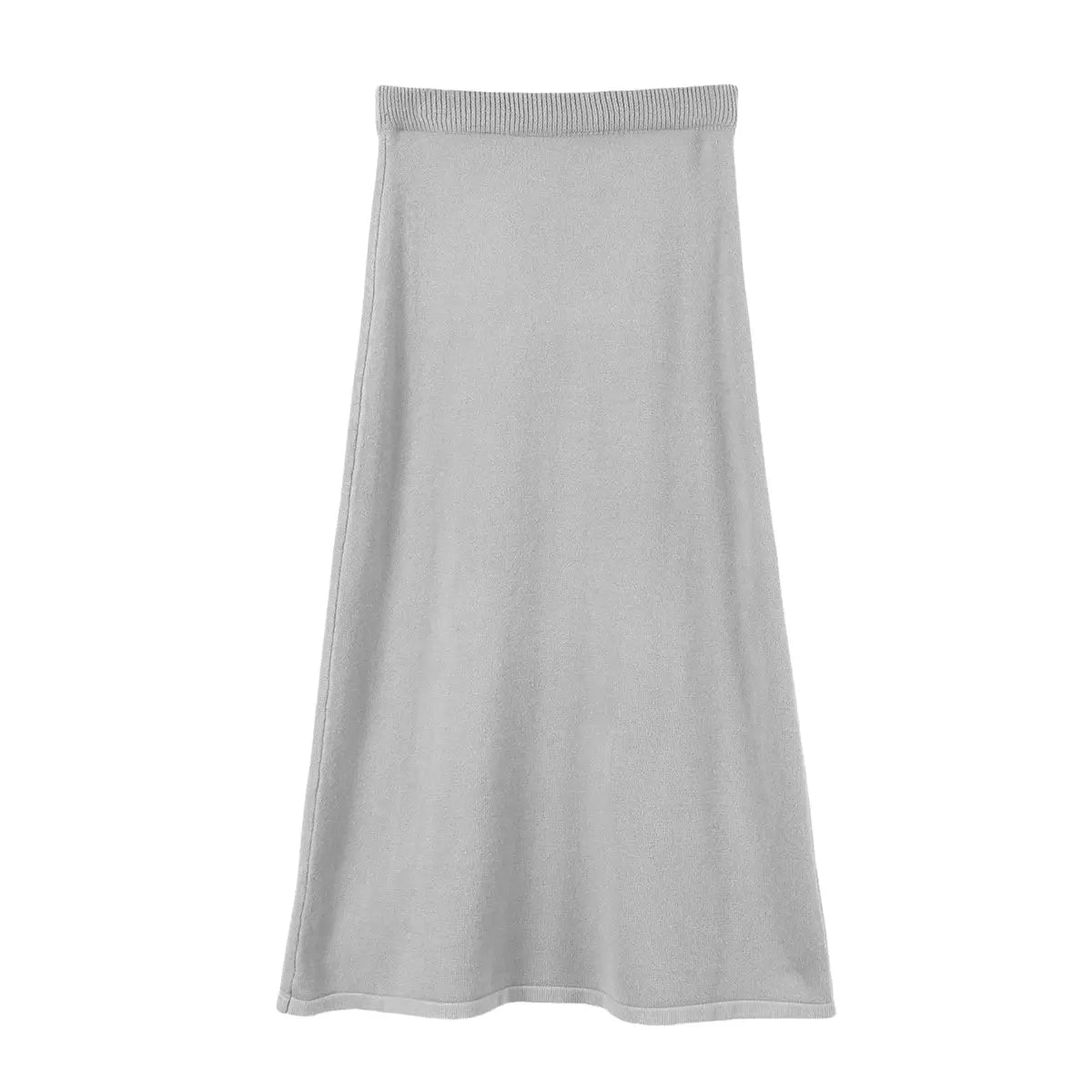 Hirsionsan Winter Women Knitted Set Polo Neck Sweater Wide Leg Pants