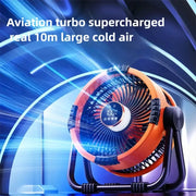 Outdoor Camping Fan With Light 3 Speed Night Light Power Bank Portable