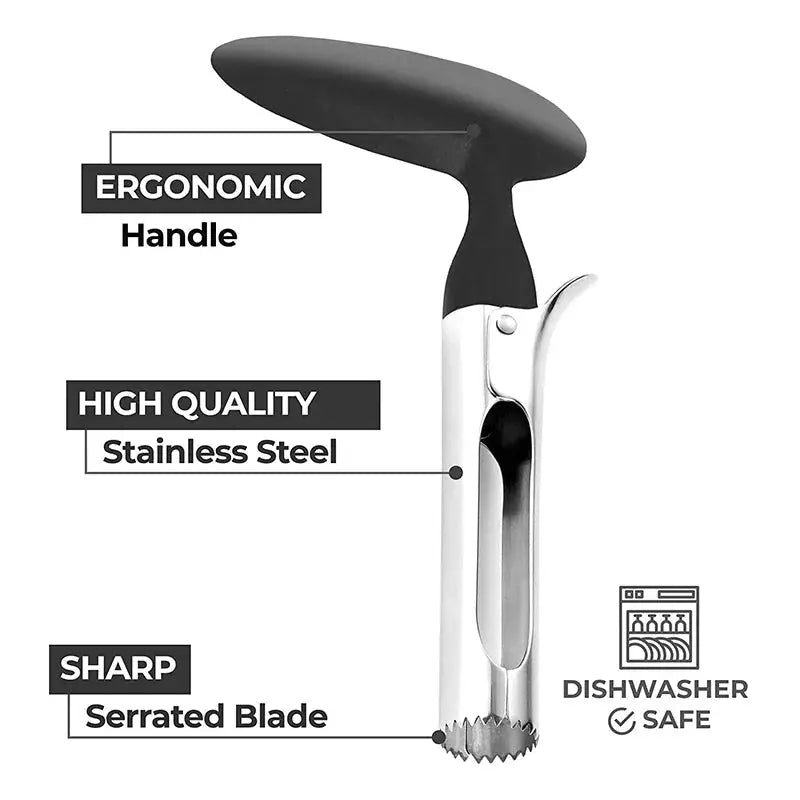 Premium Apple Corer Stainless Steel Core Remover Tool For Apples And Pears Fruit Cutter Slicer Kitchen