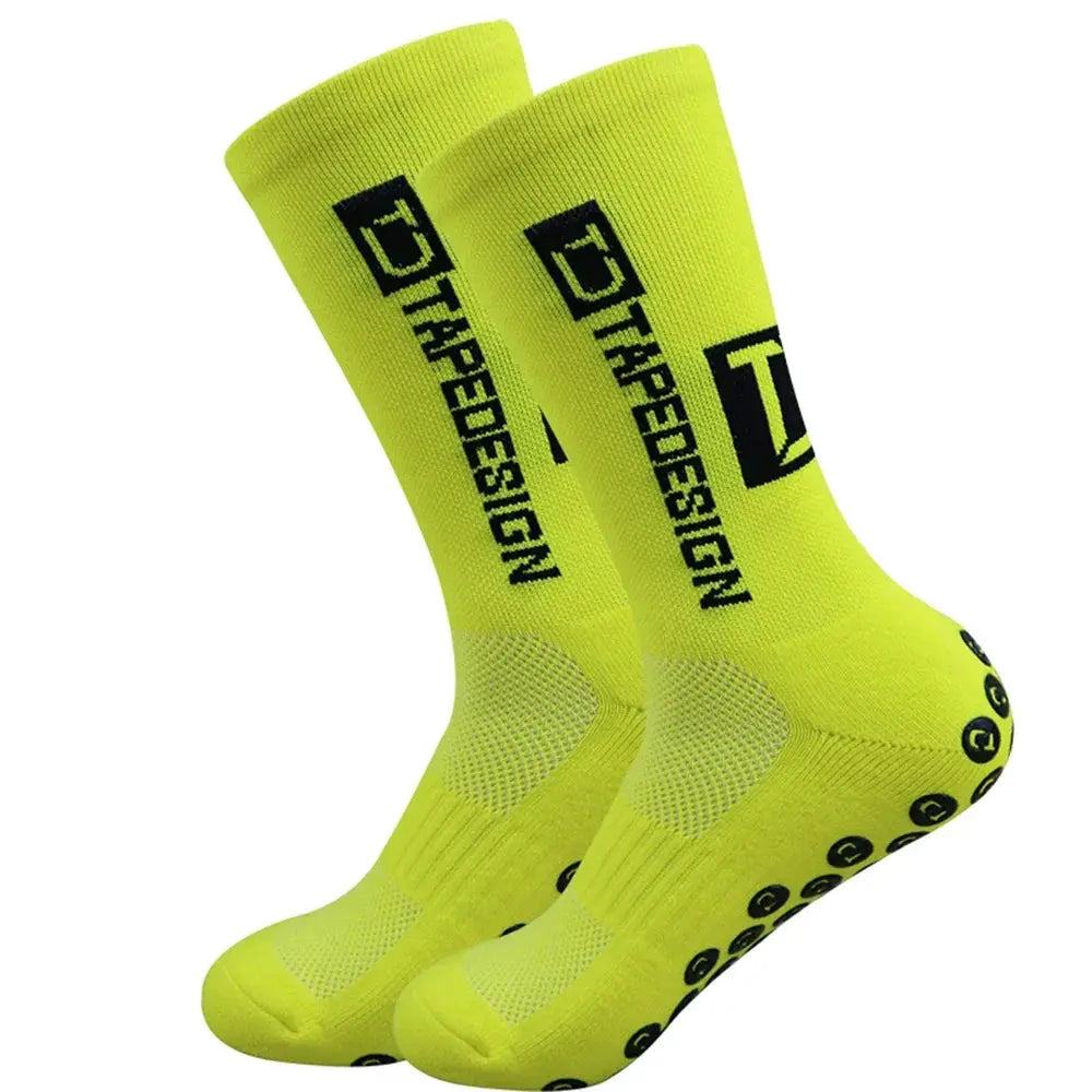 Mens Non Slip Soccer Socks With Non Skid Grip For Football Basketball Cycling And Training Performance