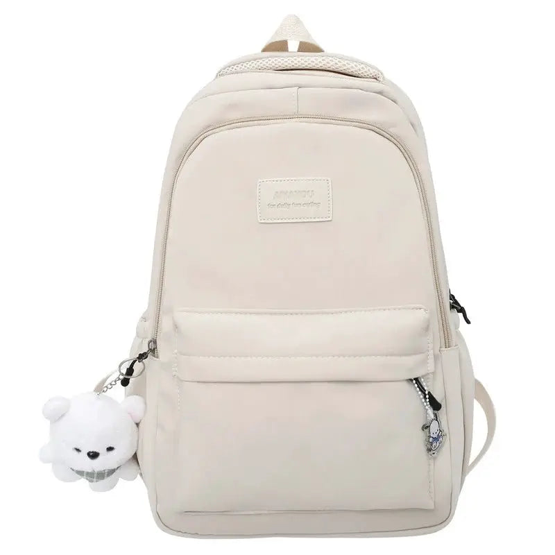 Aophlola Trendy High - Capacity Waterproof College Backpack - Simples Market