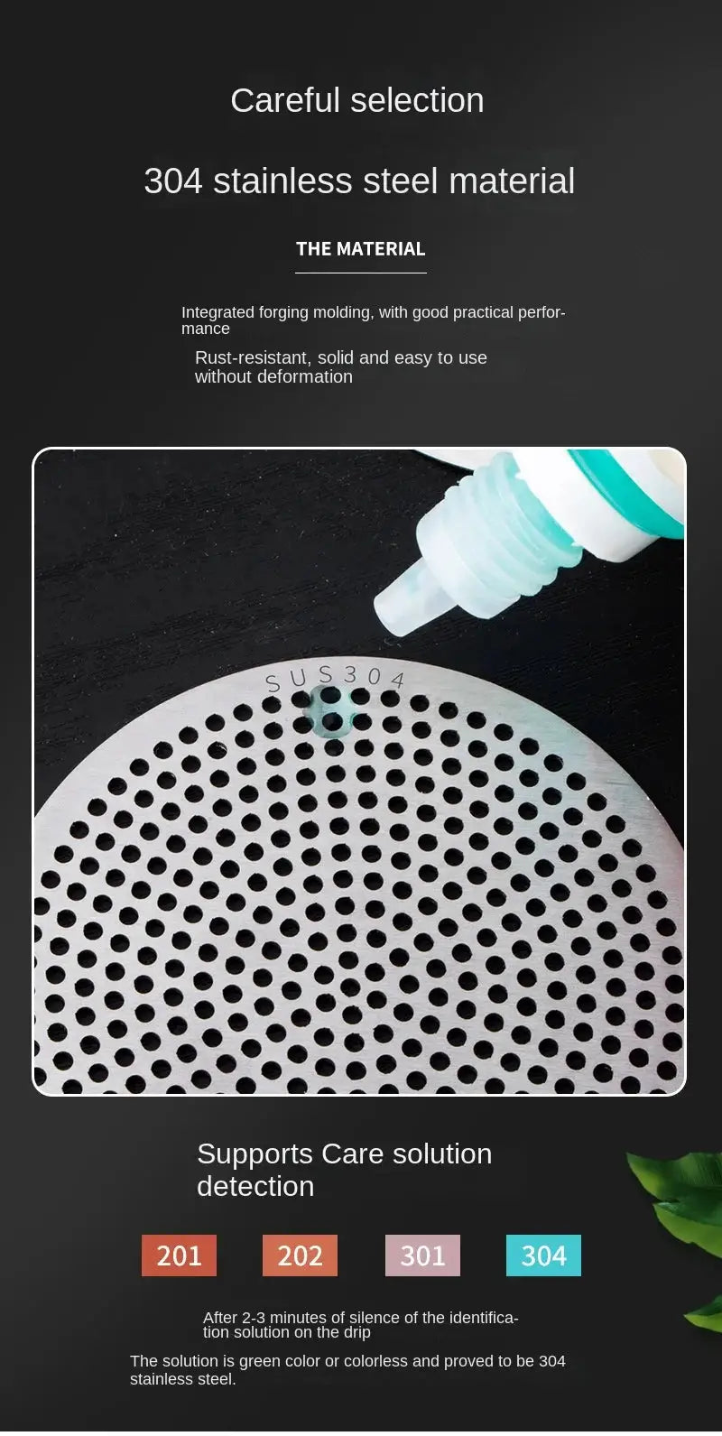 Drain hair catcher stopper by Simples Market, 304 stainless steel drain filter for kitchen sink and bathroom shower