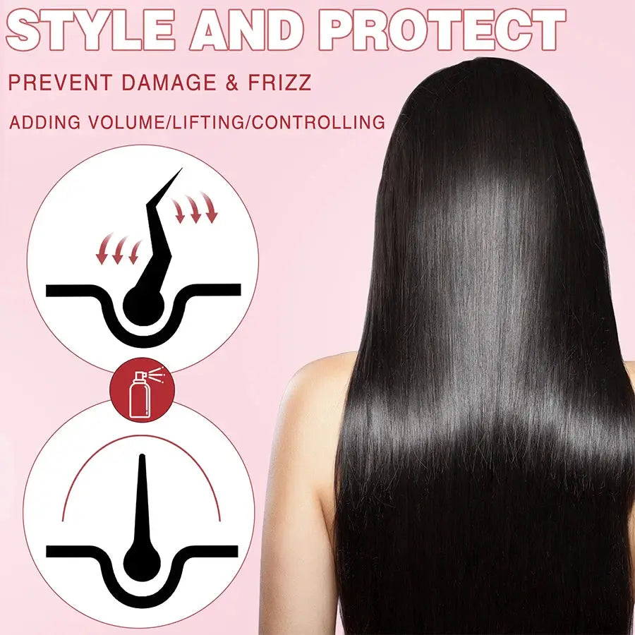 Thermal Protection Hair Spray Heat Protector Serum For UV Shield Moisturizing Hair Care For All Hair Types