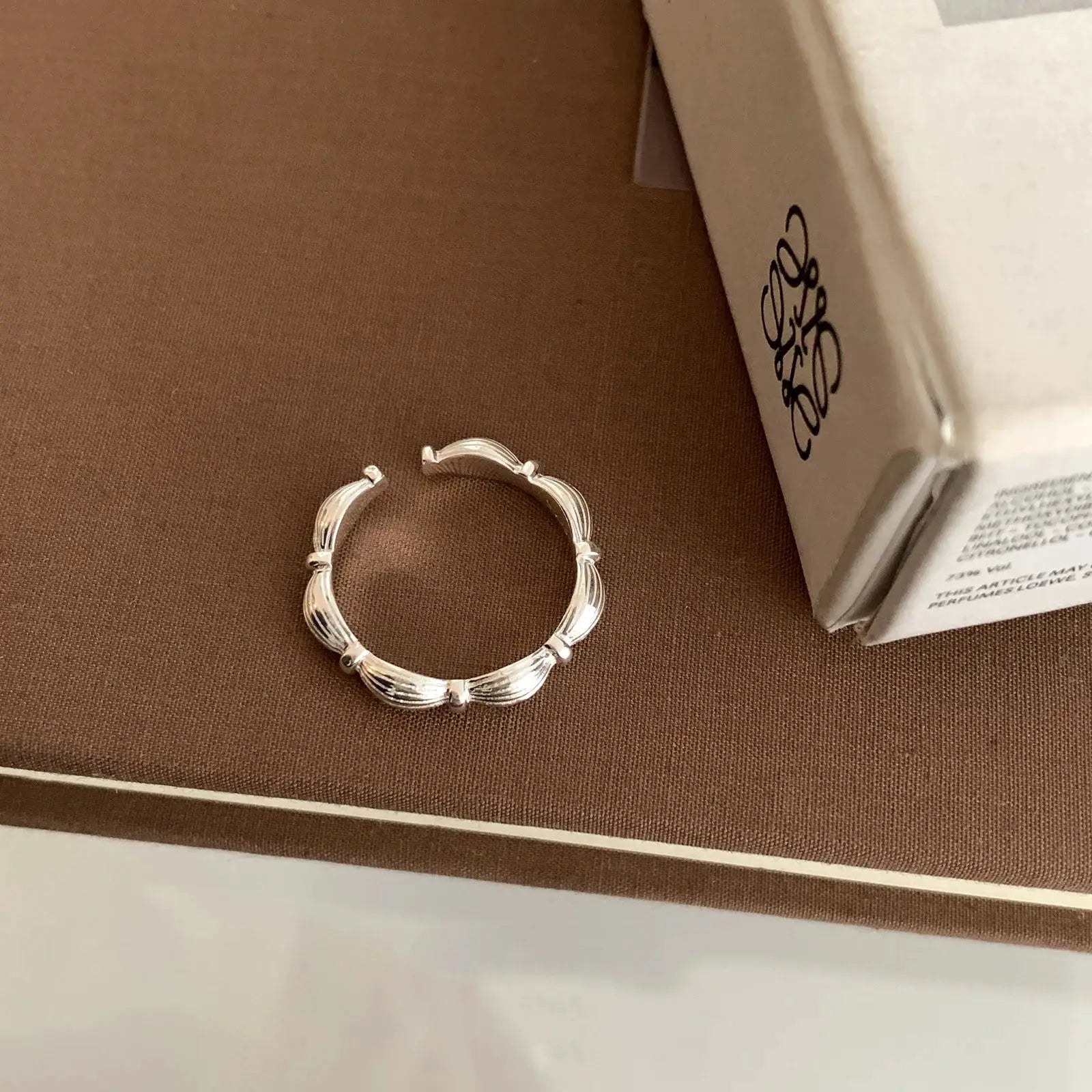 925 Sterling Silver Double Layer Water Drop Ring For Women With Square Zircon Adjustable Index Finger Jewelry Gift