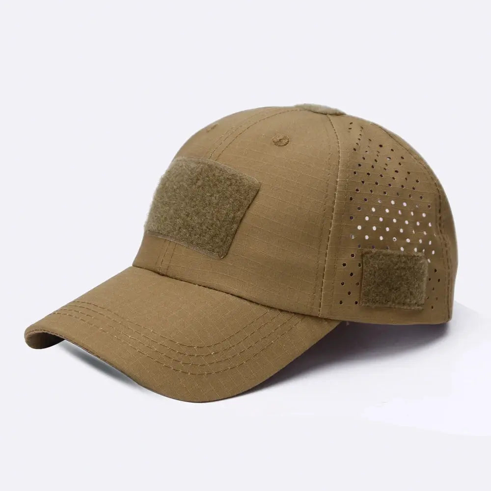 Mens Camouflage Baseball Cap Breathable Sun Protection Hat For Outdoor Sports Hunting Hiking Camping Beach Fishing