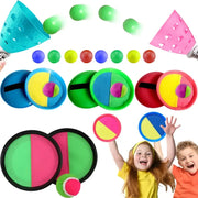Toss And Catch Ball Set Sticky Beach Toy For Kids Outdoor Summer Multiplayer Game Parent Child Interaction Gift