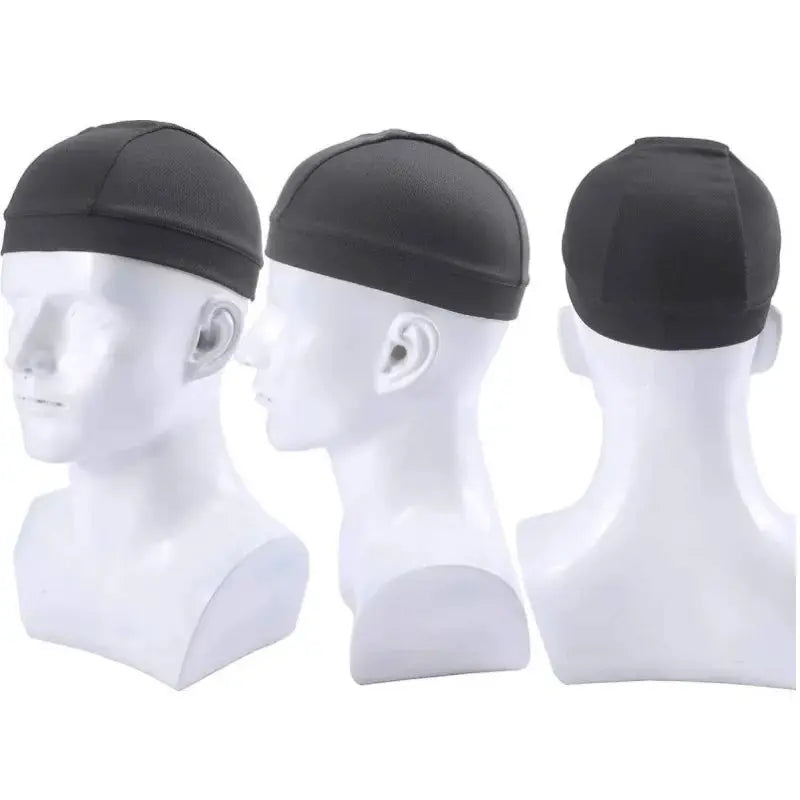 Summer Thin Breathable Mesh Skull Beanie Cap Sweat Absorbent Under Helmet Liner Moisture Wicking Quick Dry Cycling Hat