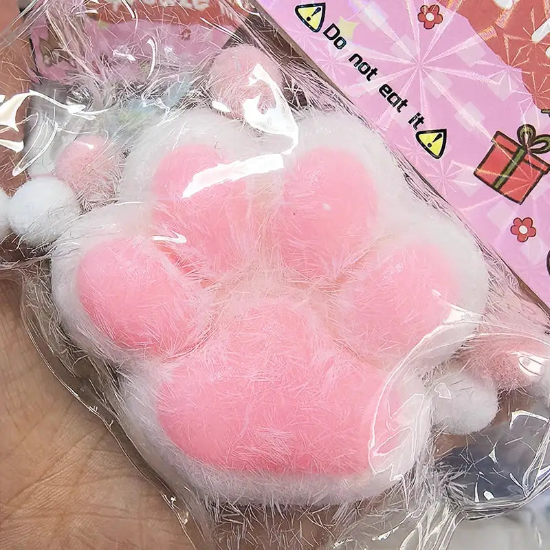 Squeeze Cat Paw Toys Soft Abreact Relief Stress Relief Squishy Cat Paw Toys for Relaxation Cute Gift for Cat Lovers