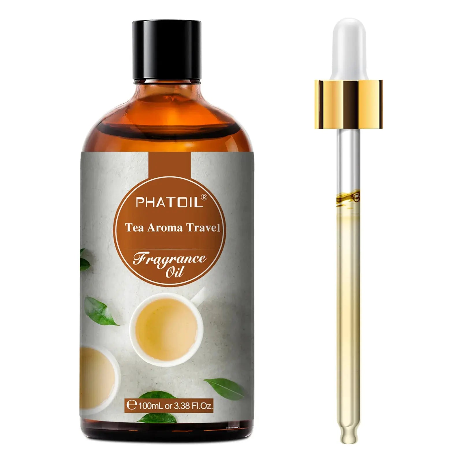 PHATOIL 100ml Fragrance Oils Set With Dropper White Musk Orange Blossom Bubble Gum Baby Powder Coffee For Aromatherapy