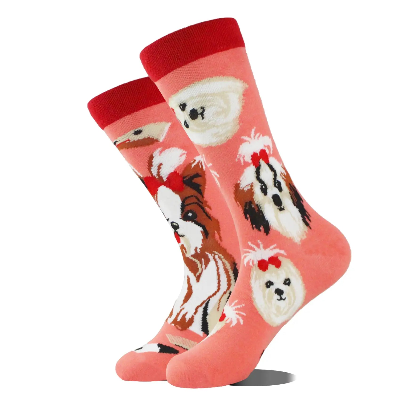 Cotton Happy Funny Socks For Men Women Unisex Crew Socks Alien Planet Shark Dinosaur Novelty Design