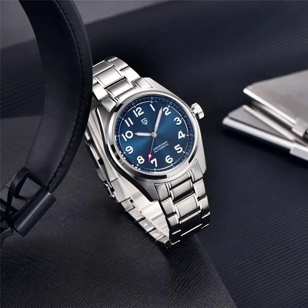 Pagani Design 2026 Mens Automatic Mechanical Watch NH35A Sapphire Glass Stainless Steel 200m Water Resistant