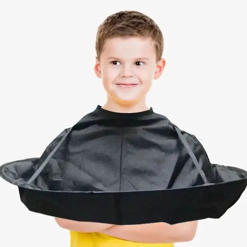 ProGroom Breathable Haircut Umbrella Cape With Three Dimensional Design For Mess Free Home Salon
