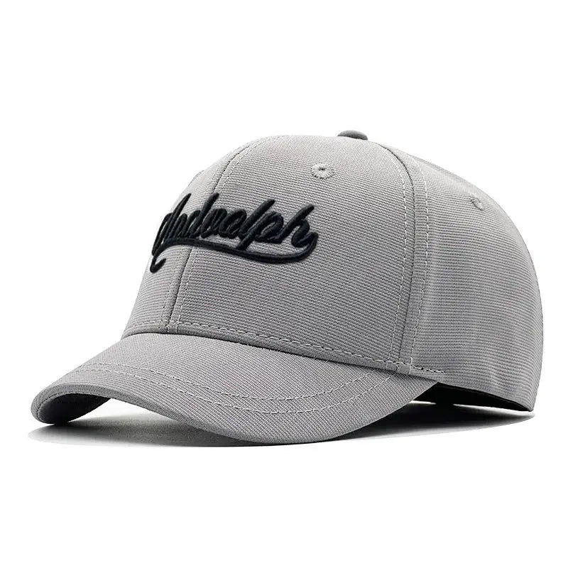 Big Head Hat Back Closed 5cm Short Brim Baseball Cap For Men Mesh Fitted Stretchy Full Closed Caps 56-60cm 61-65cm